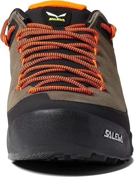 SALEWA Wildfire Leather Men's Shoes Bungee Cord/Black : 8 M, Suede - Image 5