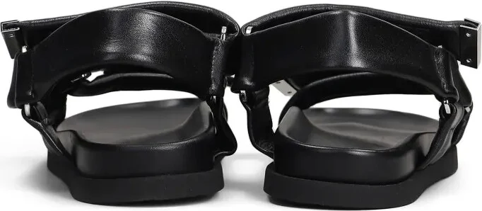 Salinas leather flat sandals - Image 3