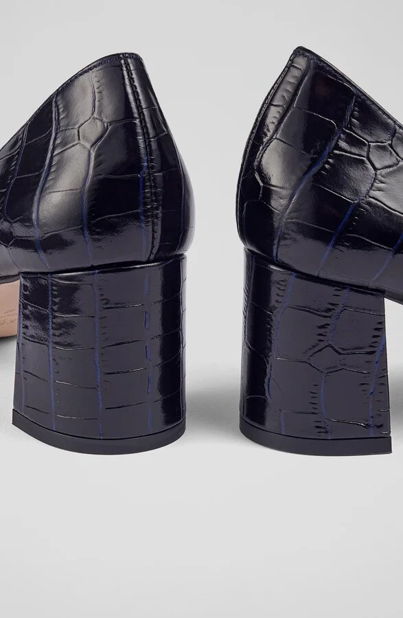 Sally Croc Embossed Pump - Image 3