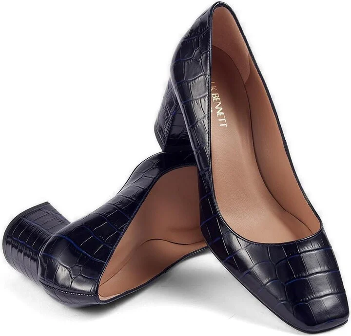 Sally Croc Embossed Pump - Image 4