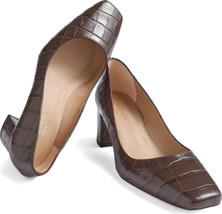 Sally Croc Embossed Pump - Image 4