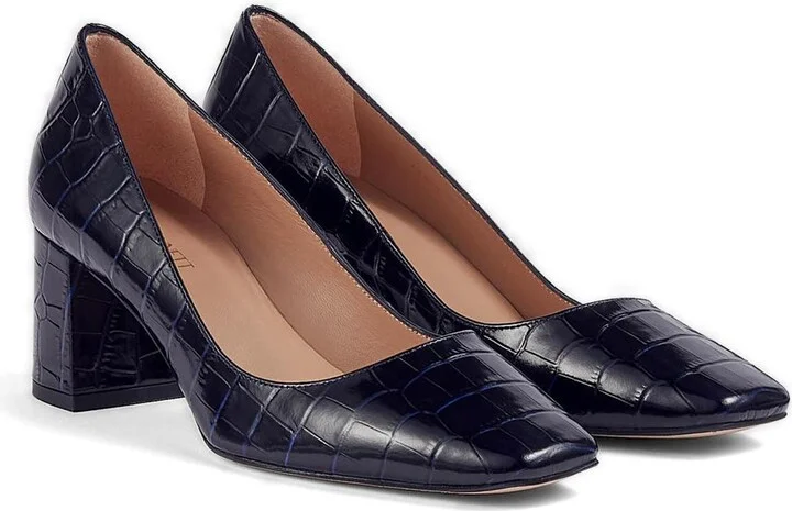 Sally Croc Embossed Pump