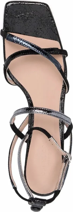 Sally metallic-effect heeled sandals - Image 4