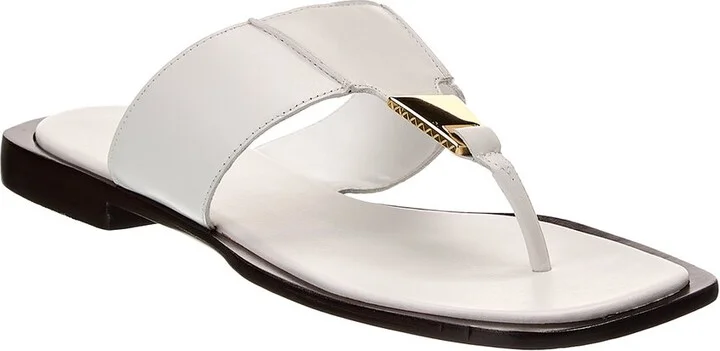 Salma Leather Flat