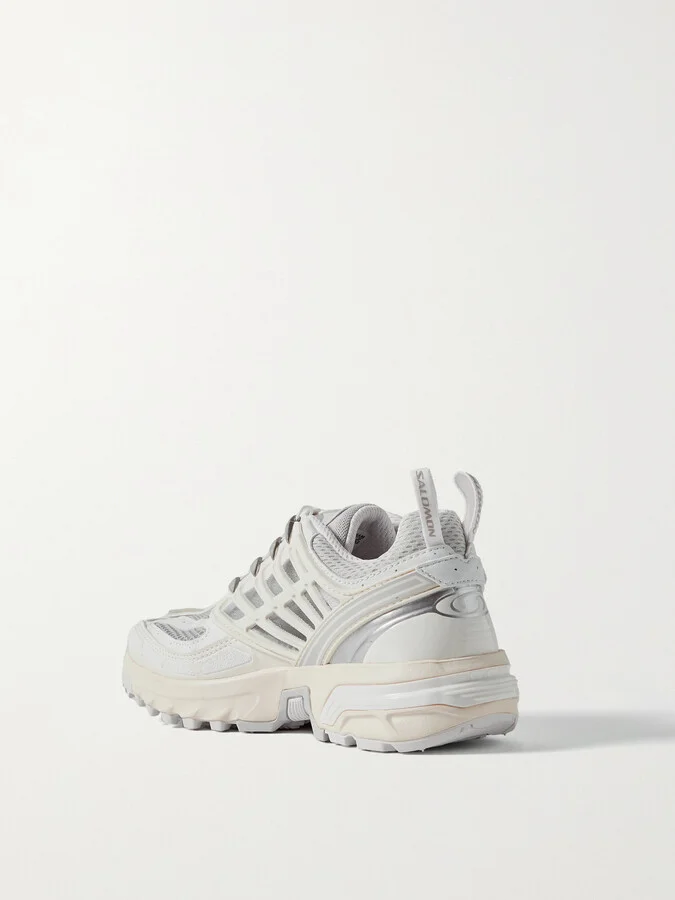 Salomon - Acs Pro Advanced Rubber-trimmed Mesh Sneakers - White - Image 3