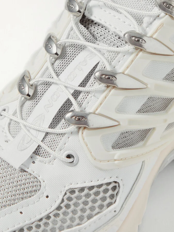 Salomon - Acs Pro Advanced Rubber-trimmed Mesh Sneakers - White - Image 4