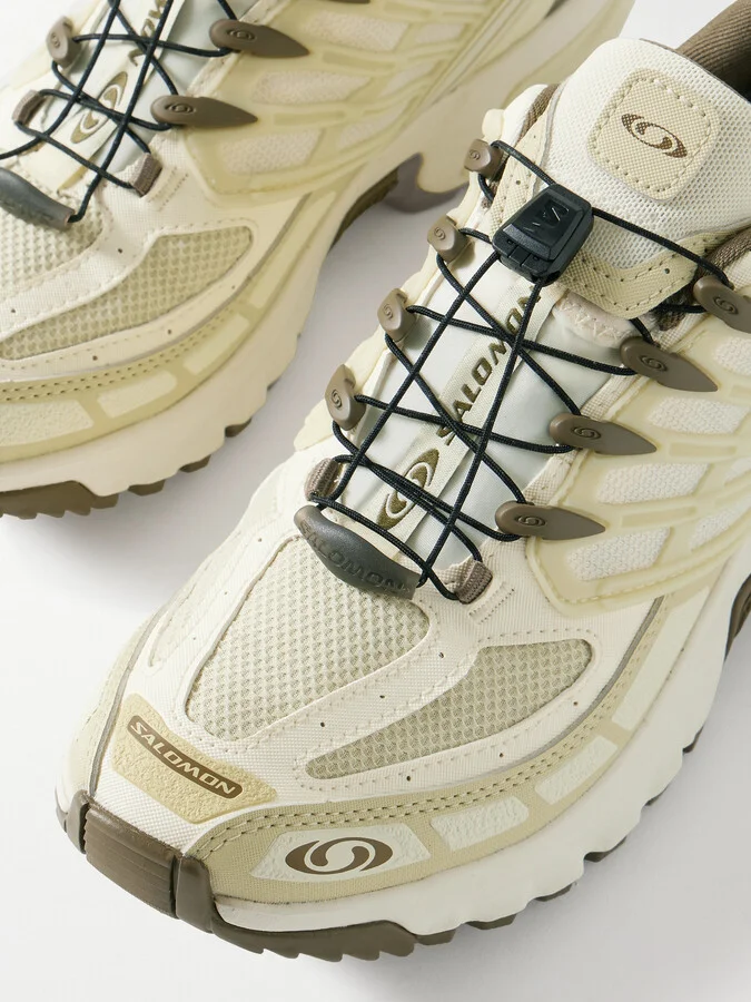 Salomon - Acs Pro Gtx Rubber-trimmed Gore-tex Sneakers - Off-white - Image 4