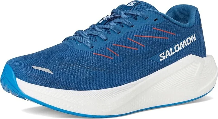 Salomon Aero Blaze Men's Shoes Dark Blue/White/Cherry Tomato : 8 M, Synthetic - Image 5
