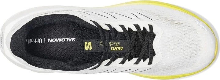 Salomon Aero Blaze Men's Shoes White/Black/Blazing Yellow : 10 M, Synthetic - Image 2