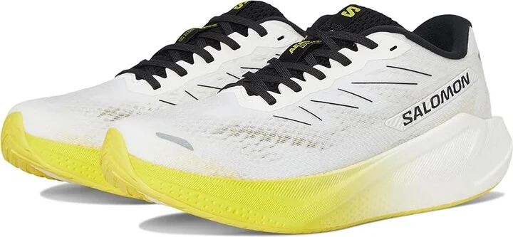 Salomon Aero Blaze Men's Shoes White/Black/Blazing Yellow : 10 M, Synthetic
