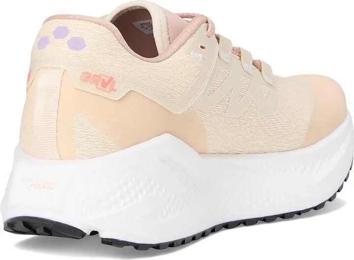 Salomon Aero Glide 3 Grvl Women's Running Shoes Shortbread/White/Fusion Coral : 8.5 B - Medium, Synthetic - Image 4