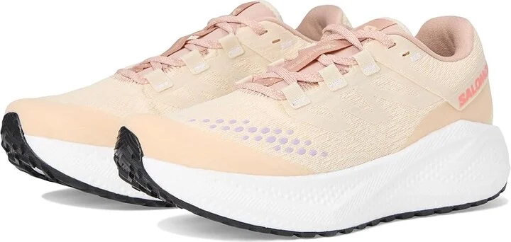 Salomon Aero Glide 3 Grvl Women's Running Shoes Shortbread/White/Fusion Coral : 8.5 B - Medium, Synthetic
