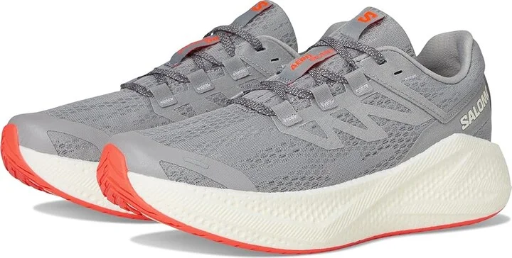 Salomon Aero Glide 3 Men's Running Shoes Alloy/Vanilla Ice/Neon Flame : 8 D - Medium, Synthetic
