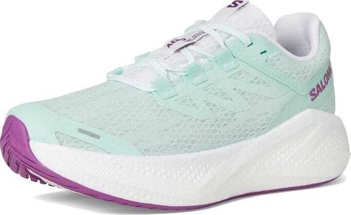 Salomon Aero Glide 3 Women's Running Shoes Bay/White/Willowherb : 6 B - Medium, Synthetic - Image 5