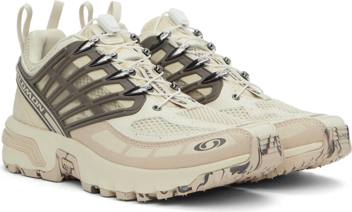 Salomon Beige ACS Pro Sneakers - Image 4