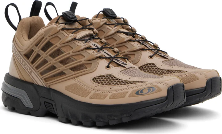 Salomon Beige ACS Pro Sneakers - Image 4
