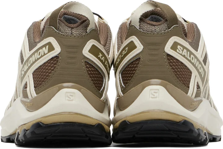 Salomon Beige & Khaki XA Pro 3D Sneakers - Image 2