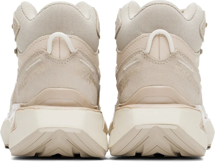 Salomon Beige Odyssey ELMT Mid Gore-Tex Sneakers - Image 2