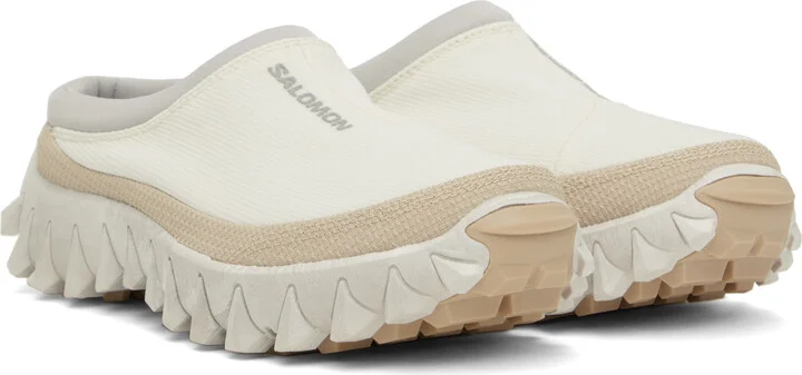 Salomon Beige & Off-White Snowclog Sneakers - Image 4