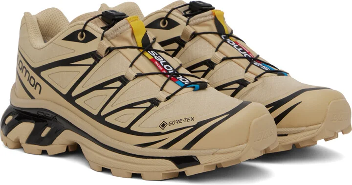 Salomon Beige XT-6 GORE-TEX Sneakers - Image 4