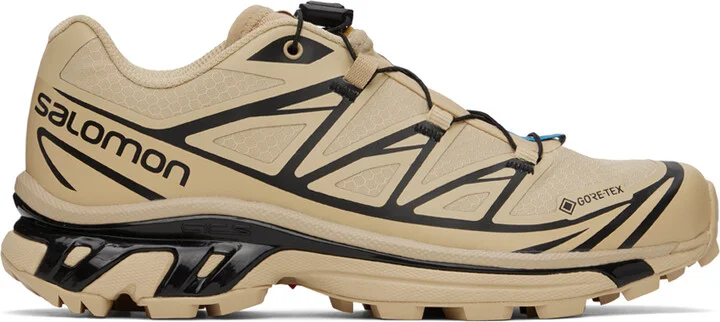 Salomon Beige XT-6 GORE-TEX Sneakers