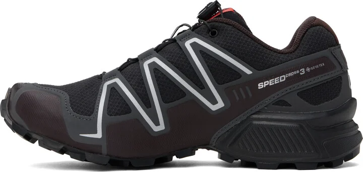 Salomon Black & Brown Speedcross 3 GORE-TEX Sneakers - Image 3