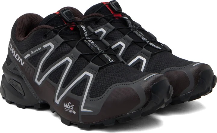 Salomon Black & Brown Speedcross 3 GORE-TEX Sneakers - Image 4
