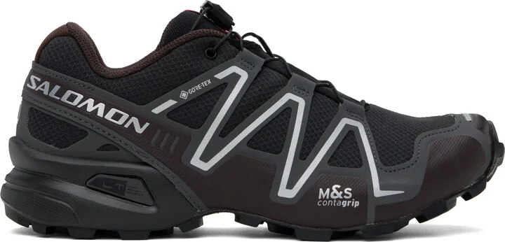 Salomon Black & Brown Speedcross 3 GORE-TEX Sneakers