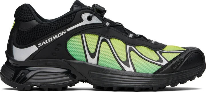 Salomon Black & Green XT-Whisper Sneakers