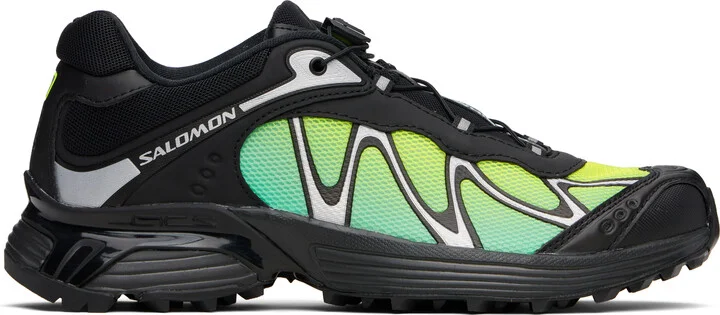 Salomon Black & Green XT-Whisper Sneakers