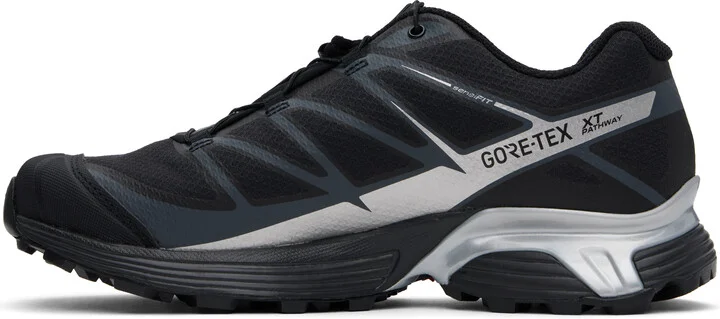 Salomon Black & Silver XT-PATHWAY GORE-TEX Sneakers - Image 3