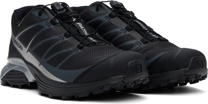 Salomon Black & Silver XT-PATHWAY GORE-TEX Sneakers - Image 4