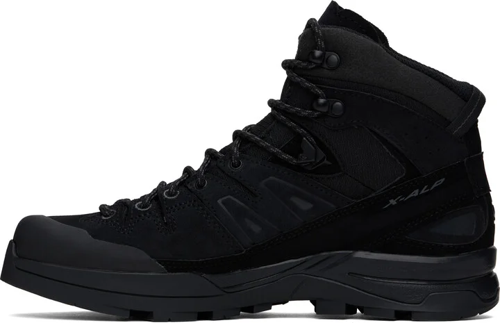 Salomon Black X-ALP Mid Leather Gore-Tex Boots - Image 3
