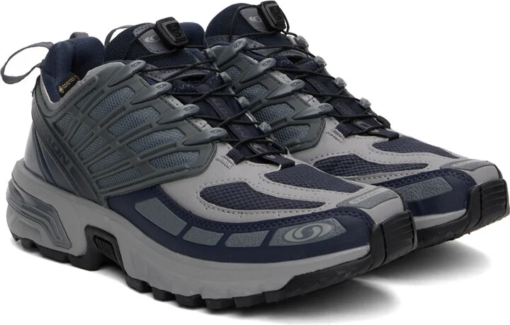 Salomon Blue & Gray ACS Pro GORE-TEX Sneakers - Image 4