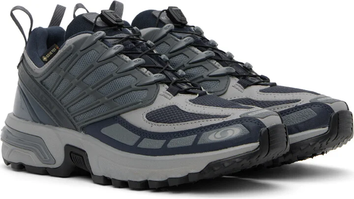 Salomon Blue & Gray ACS Pro GORE-TEX Sneakers - Image 4