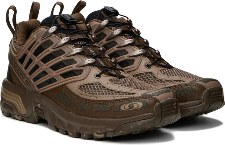 Salomon Brown ACS Pro Desert Sneakers - Image 4
