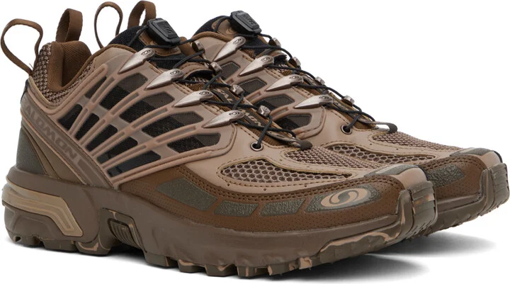 Salomon Brown ACS Pro Desert Sneakers - Image 4