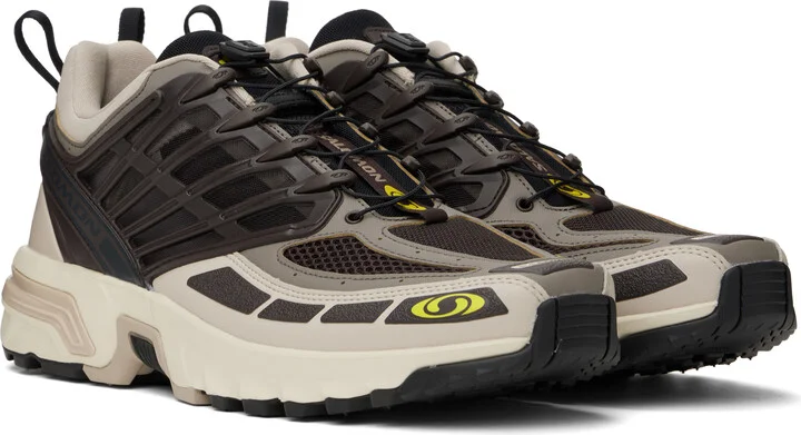 Salomon Brown & Beige ACS PRO Sneakers - Image 4