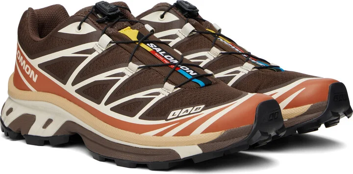 Salomon Brown XT-6 Sneakers - Image 4
