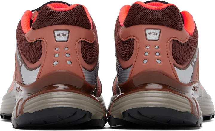 Salomon Burgundy & Pink XT-Whisper Sneakers - Image 2