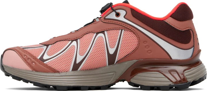 Salomon Burgundy & Pink XT-Whisper Sneakers - Image 3