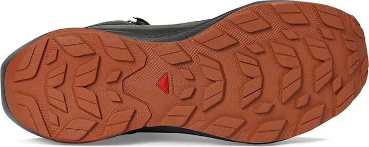 Salomon Elixir Activ Men's Walking Shoes Peat/Black/Caramel Cafe : 7.5 D - Medium, Leather/Rubber - Image 3