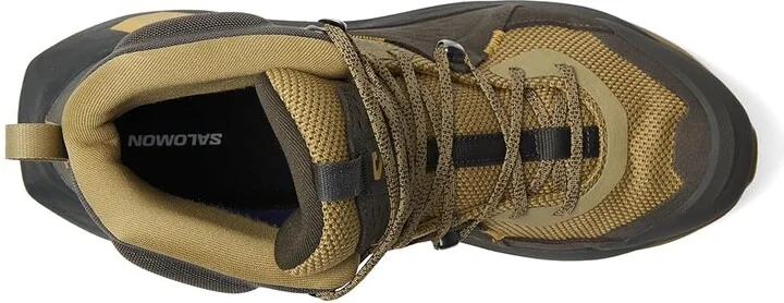 Salomon Elixir Mid GORE-TEX(r) Men's Shoes Black/Dried Herb/Southern Moss : 10.5 D - Medium, Leather/Synthetic/Textile - Image 2