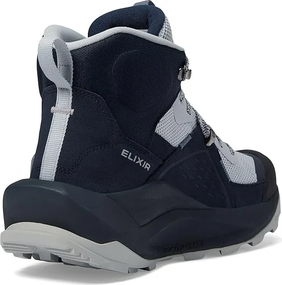 Salomon Elixir Mid GORE-TEX(r) Women's Boots Carbon/Pearl Blue/Flint Stone : 6.5 B - Medium, Synthetic - Image 4