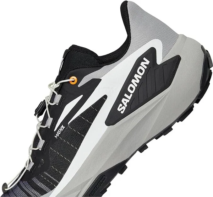 Salomon Genesis Men's Shoes Black/Alloy/Turmeric : 10.5 D - Medium, Leather - Image 7