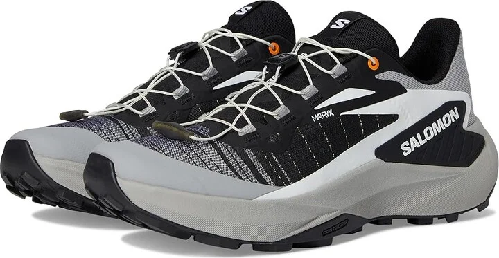 Salomon Genesis Men's Shoes Black/Alloy/Turmeric : 10.5 D - Medium, Leather