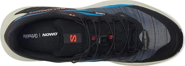 Salomon Genesis Men's Shoes Black/French Blue/Cherry Tomato : 9.5 D - Medium, Leather - Image 2