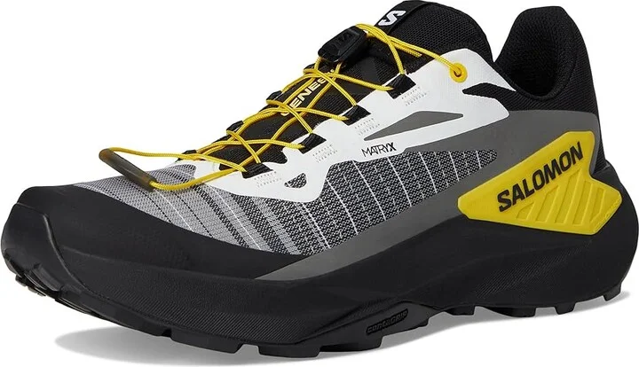 Salomon Genesis Men's Shoes Black/White/Lemon : 8 D - Medium, Leather - Image 5