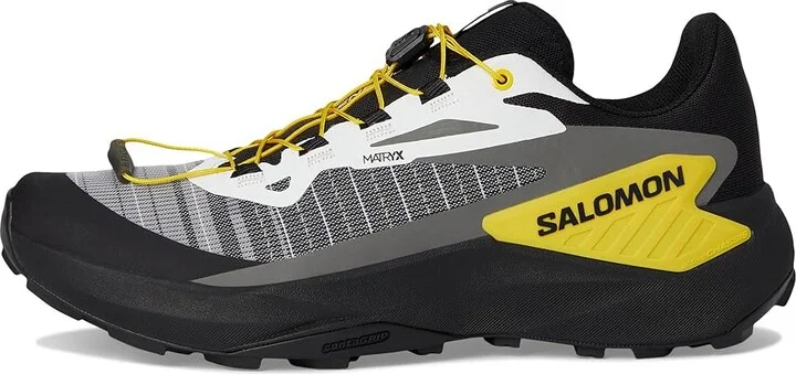 Salomon Genesis Men's Shoes Black/White/Lemon : 8 D - Medium, Leather - Image 6