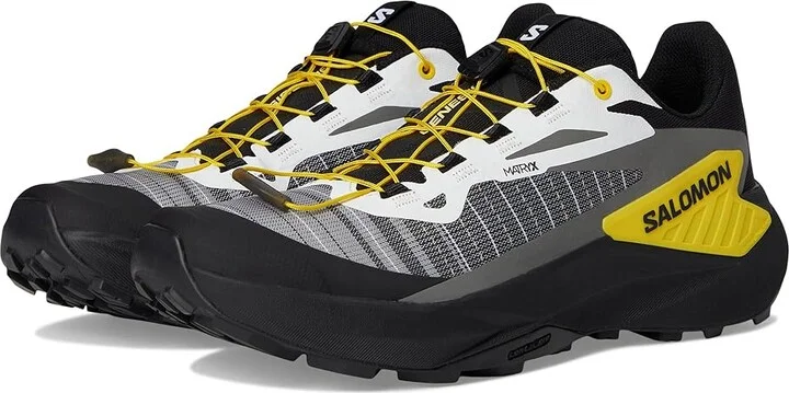 Salomon Genesis Men's Shoes Black/White/Lemon : 8 D - Medium, Leather